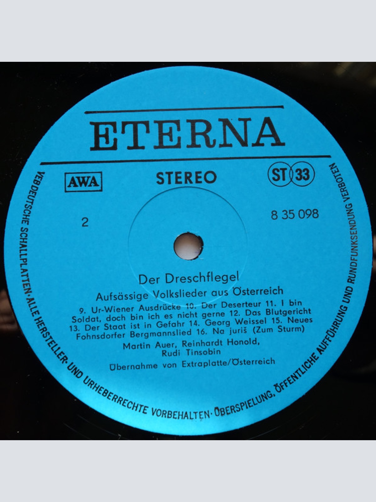 Vinyl / Der Dreschflegel - Aufsässige Volkslieder Aus Österreich