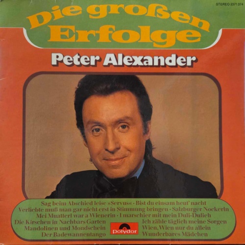 Vinyl / Peter Alexander - Die Großen Erfolge