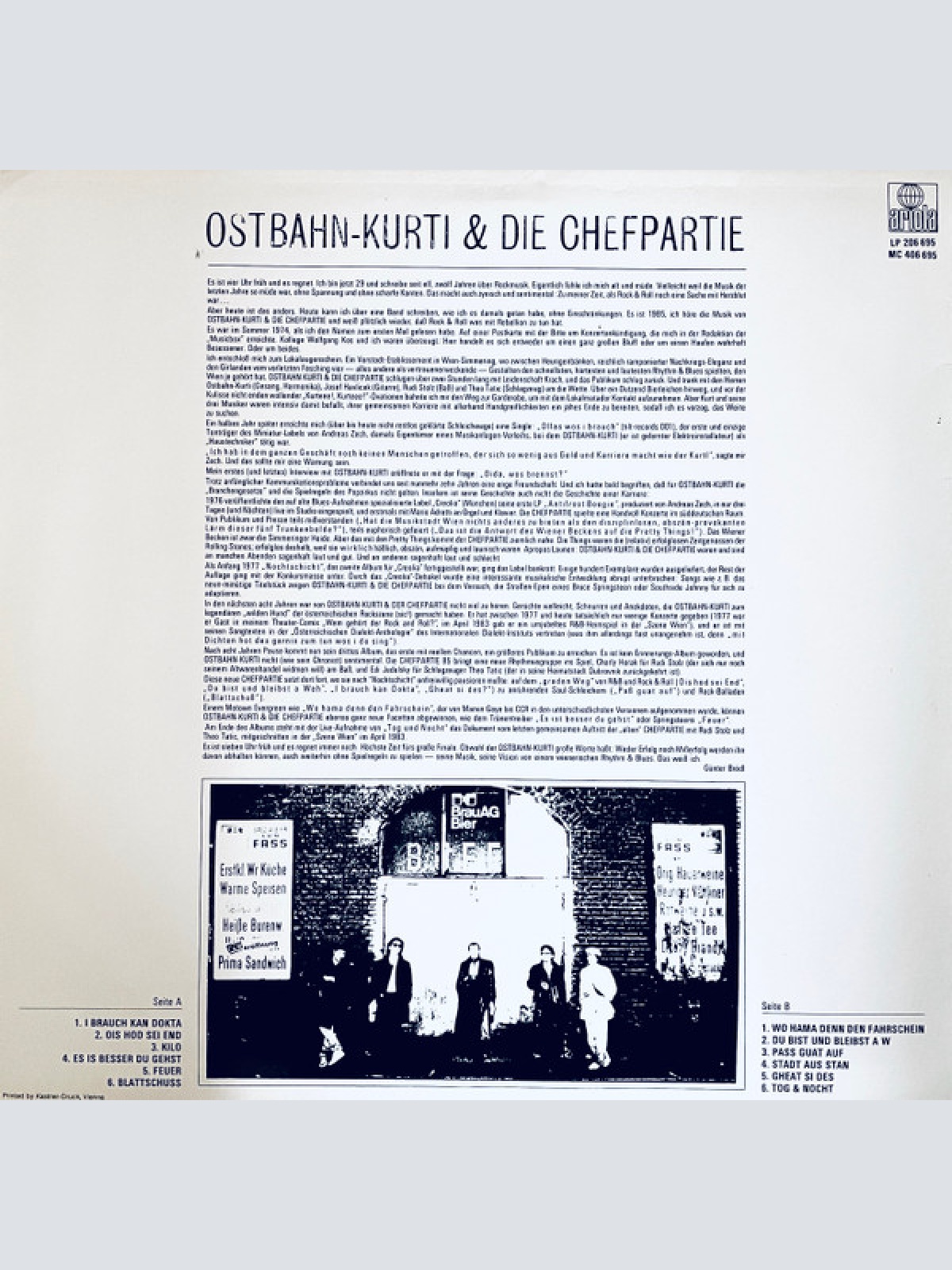 Vinyl / Ostbahn-Kurti & Die Chefpartie - Ostbahn-Kurti & Die Chefpartie