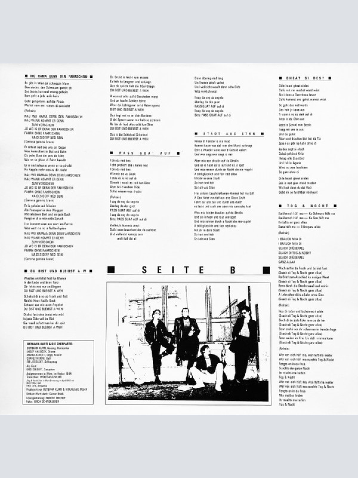 Vinyl / Ostbahn-Kurti & Die Chefpartie - Ostbahn-Kurti & Die Chefpartie