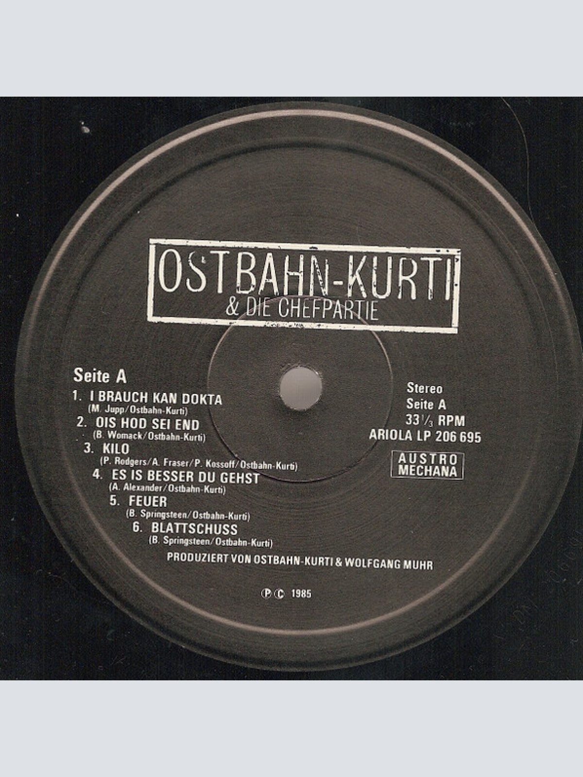 Vinyl / Ostbahn-Kurti & Die Chefpartie - Ostbahn-Kurti & Die Chefpartie