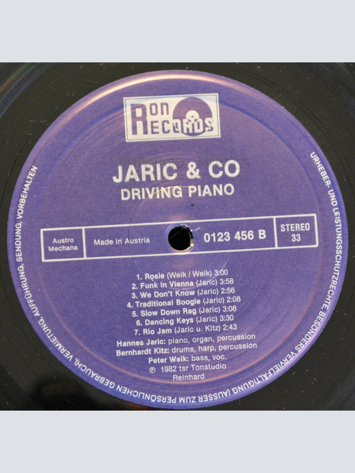 Vinyl / Jaric & Co - Driving Piano