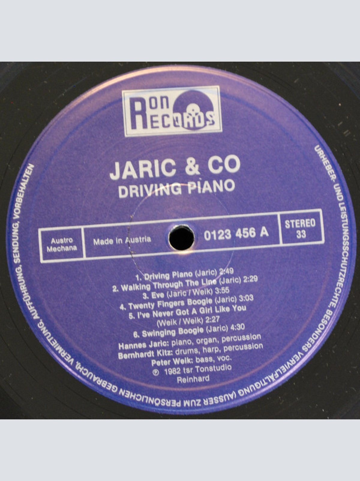 Vinyl / Jaric & Co - Driving Piano