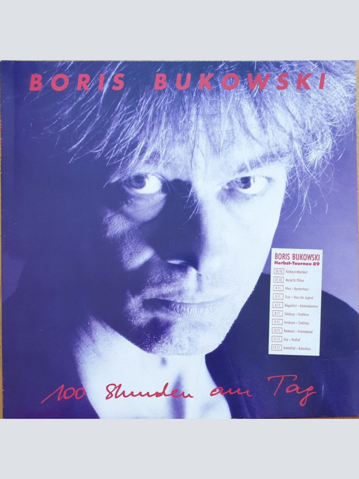 Vinyl / Boris Bukowski - 100 Stunden Am Tag