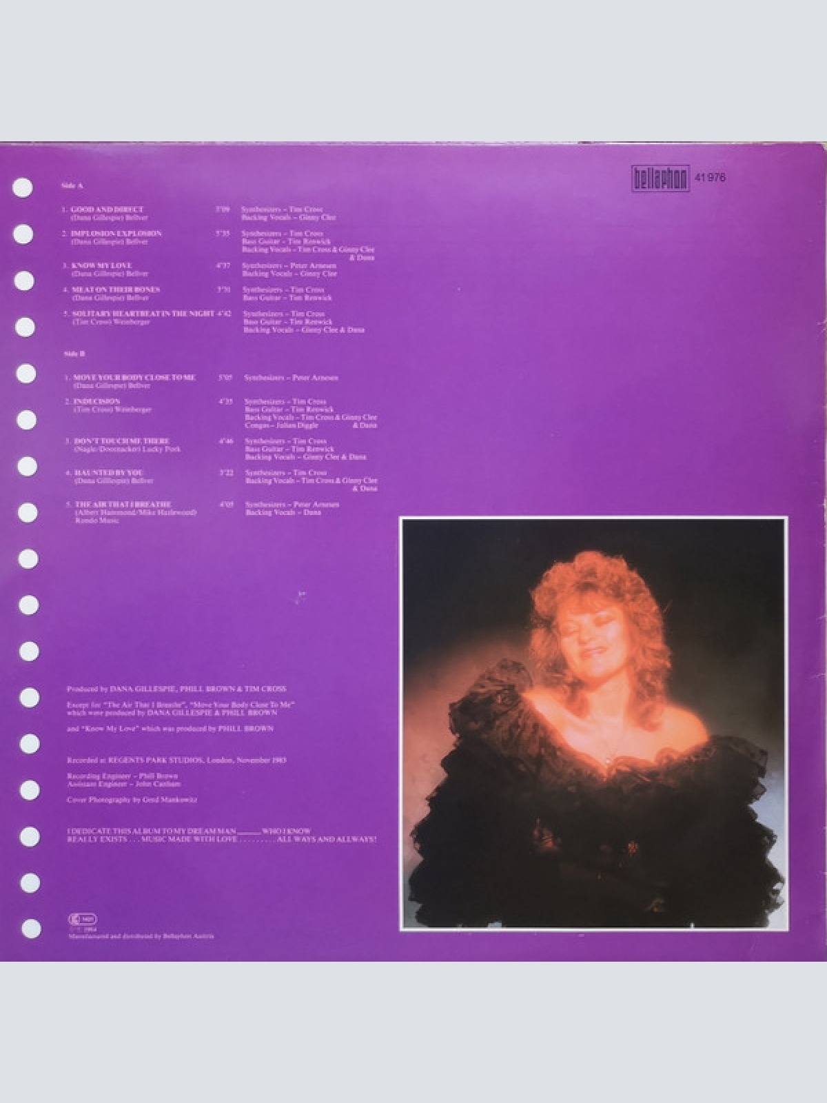 Vinyl / Dana Gillespie -  Solid Romance