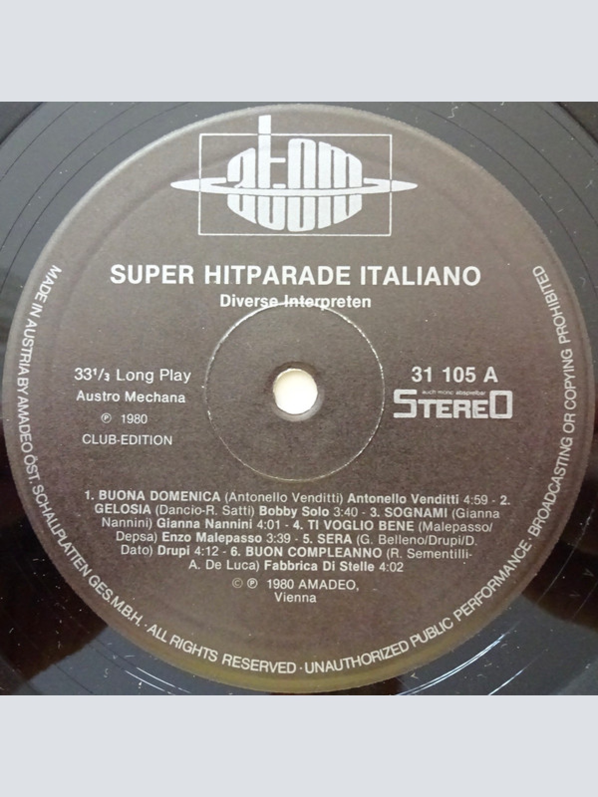 Vinyl / Various - Super Hitparade Italiano