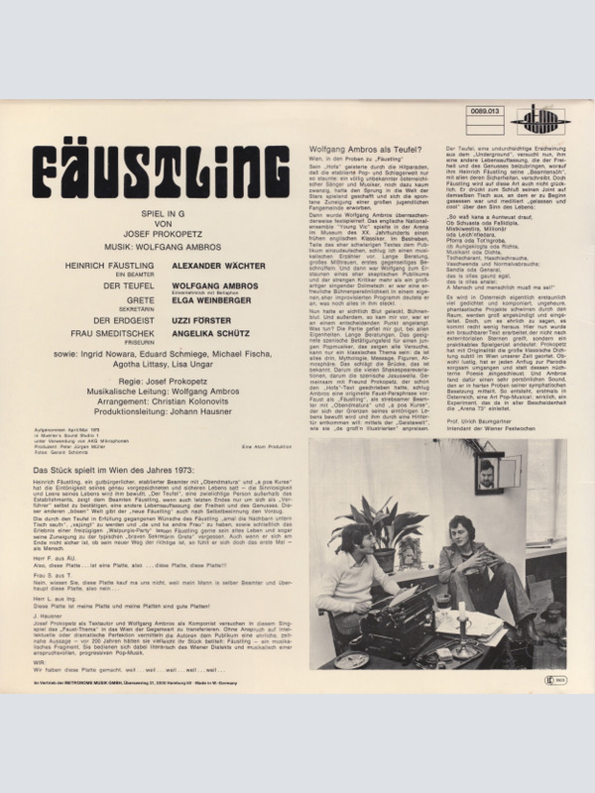 Vinyl / Ambros* - Prokopetz* - Fäustling