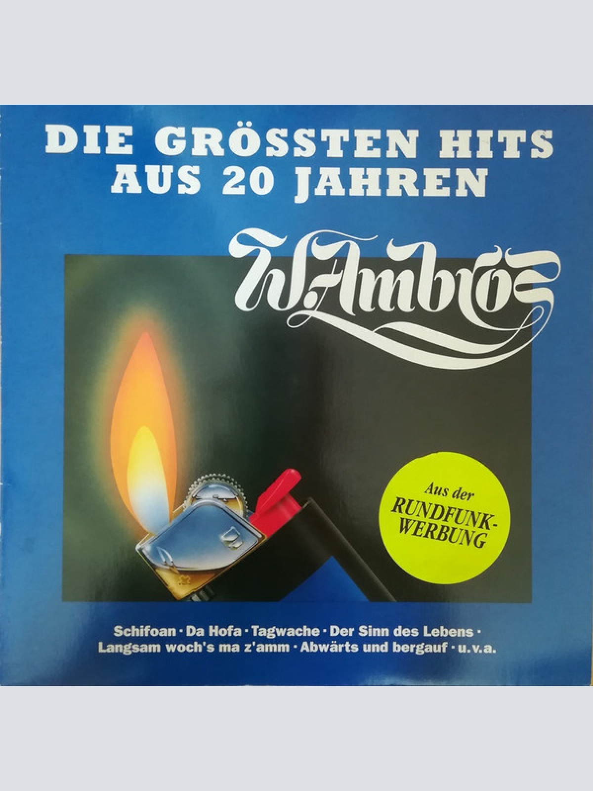 Vinyl / W. Ambros* - Die Grössten Hits Aus 20 Jahren