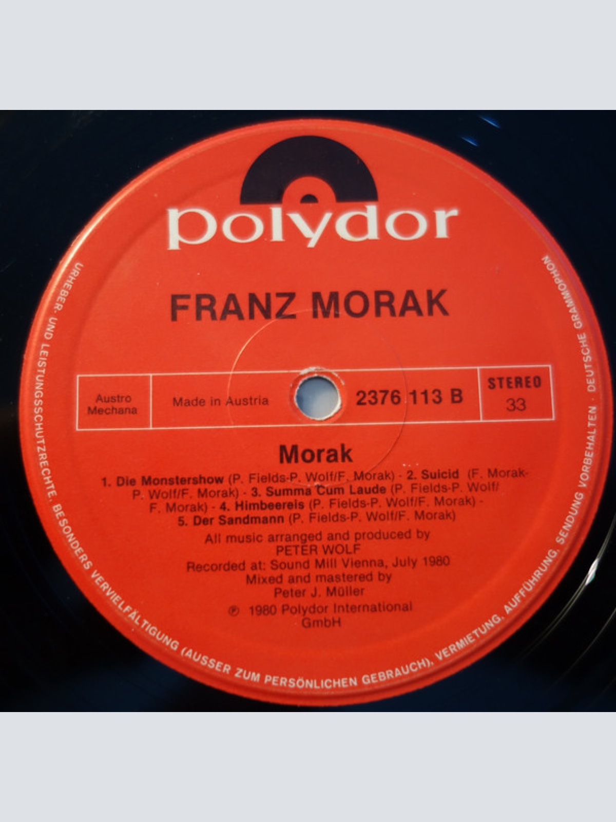 Vinyl / Morak* - Morak