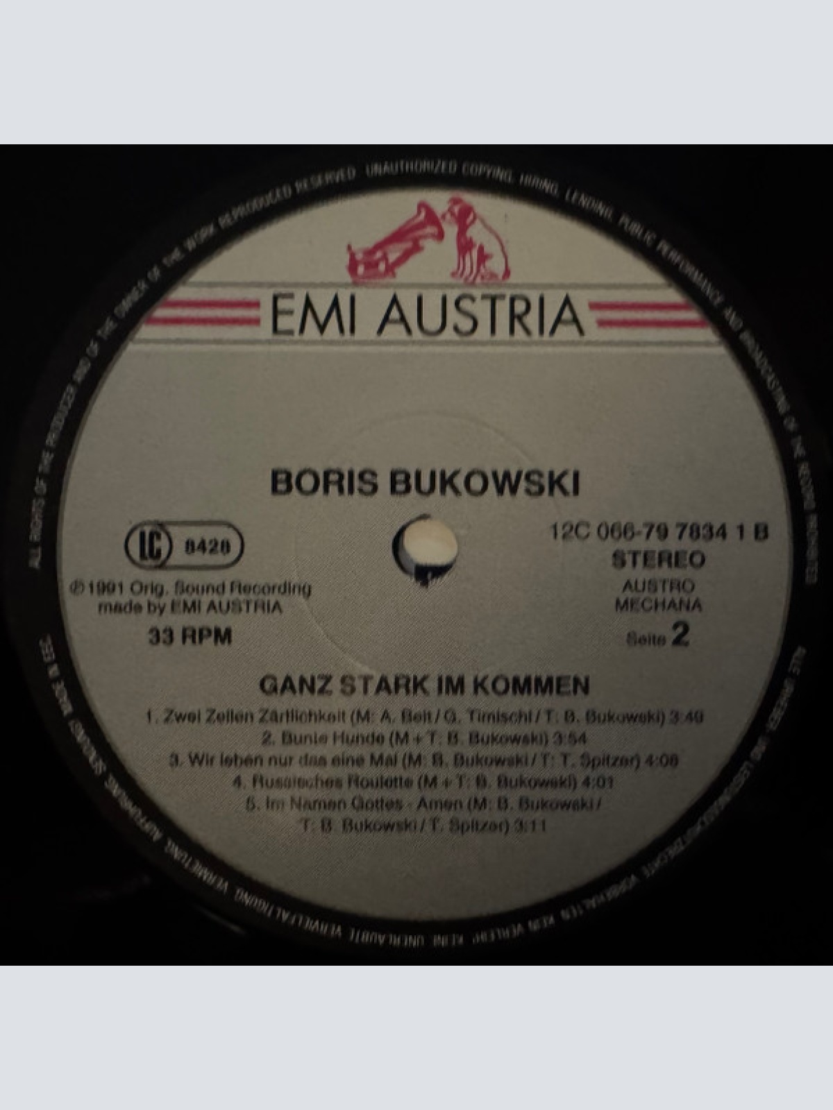 Vinyl / Boris Bukowski - Ganz Stark Im Kommen