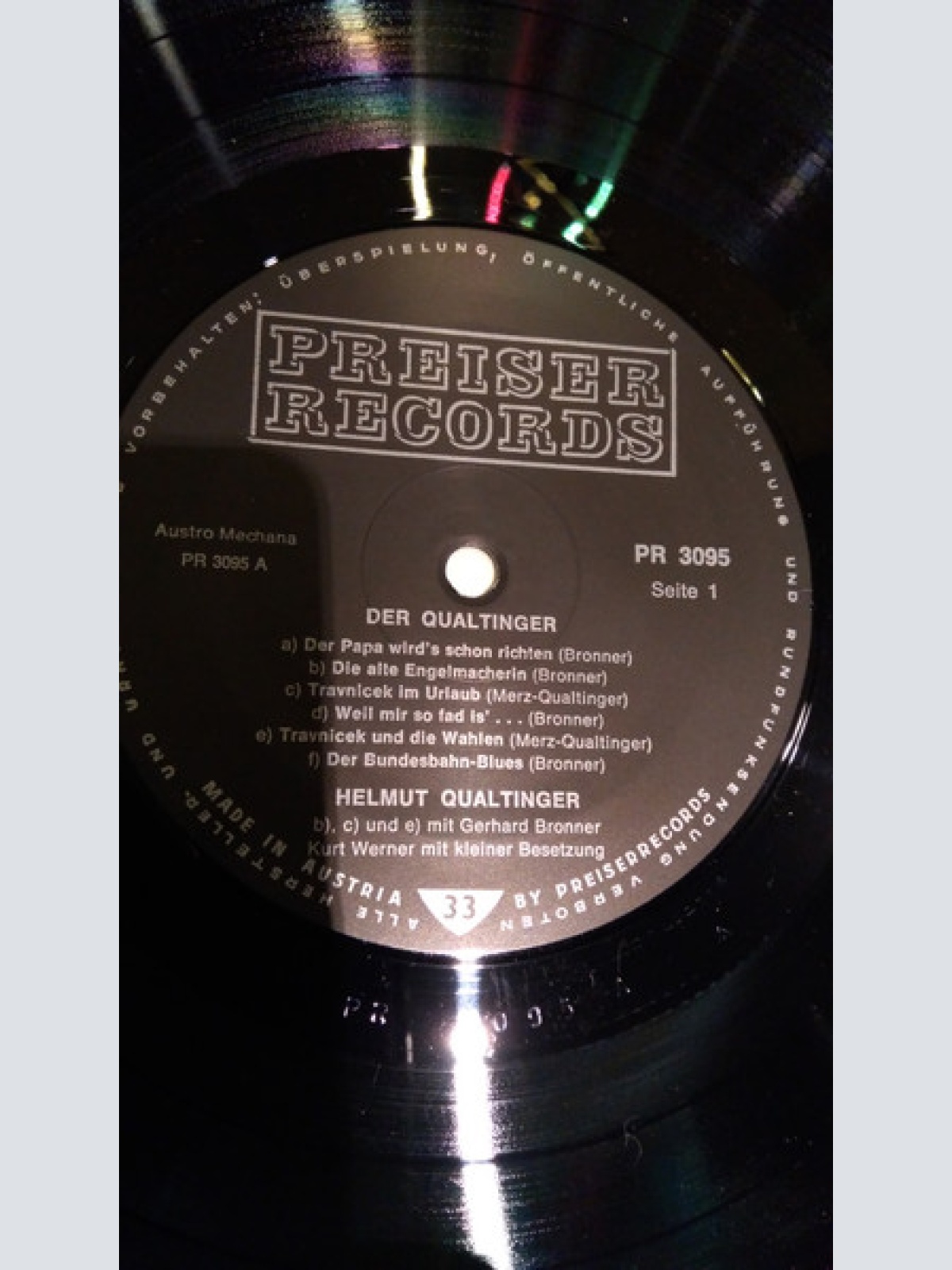 Vinyl / Helmut Qualtinger - Der Qualtinger (Ein Kabarettistisches Porträt)