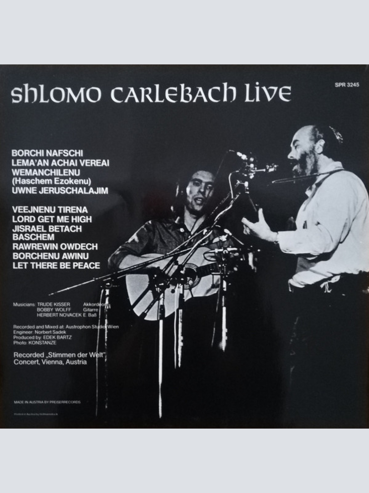 Vinyl / Shlomo Carlebach* - Live - Let There Be Peace