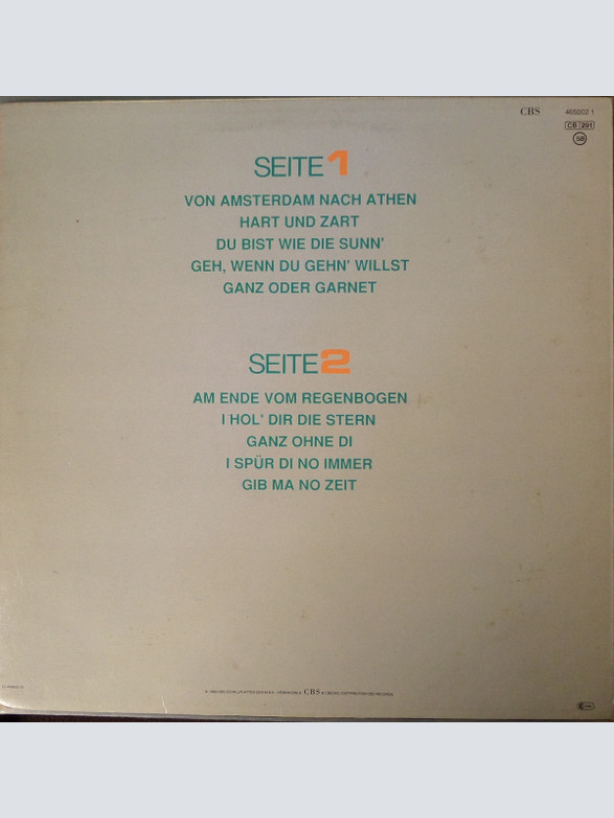 Vinyl / Carl Peyer - Hart Und Zart