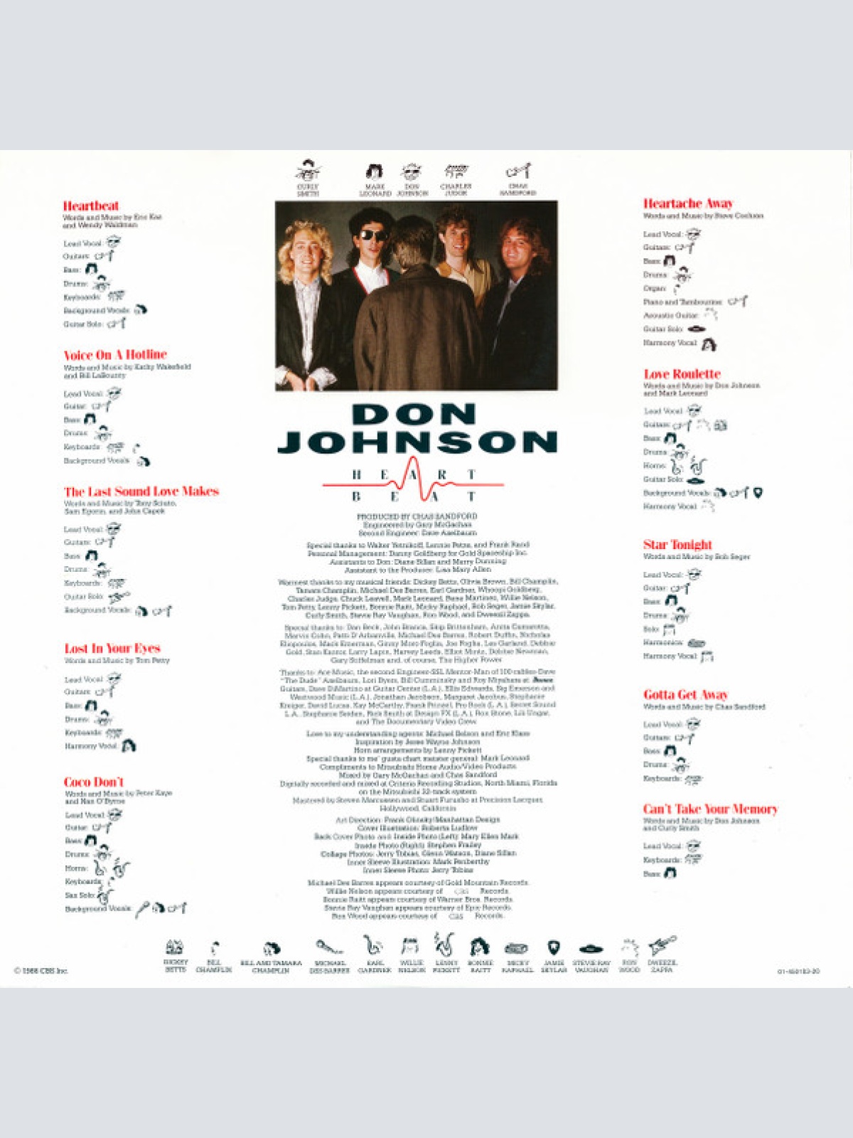 Vinyl / Don Johnson - Heartbeat