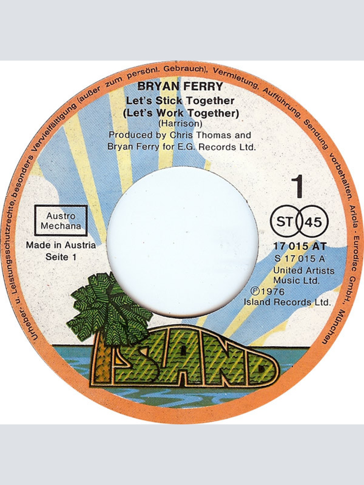 Vinyl / Bryan Ferry - Let's Stick Together