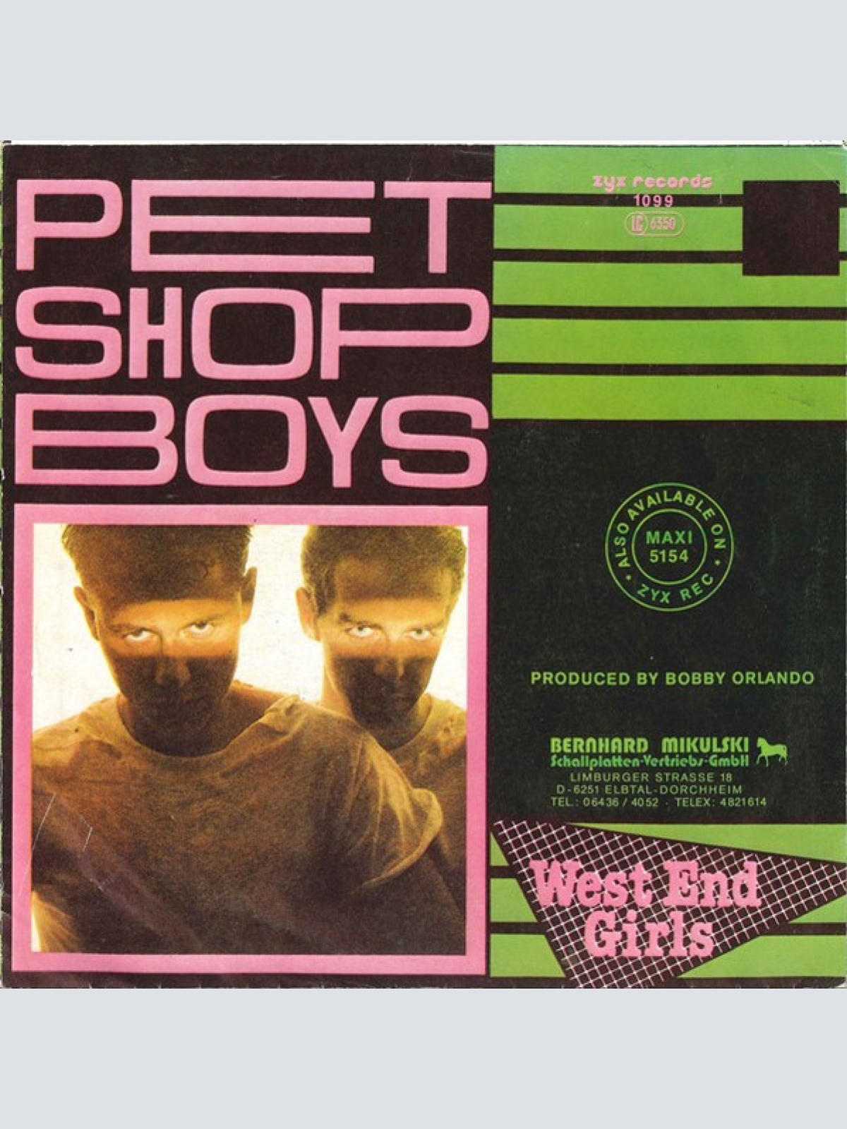 Vinyl / Pet Shop Boys - West End Girls