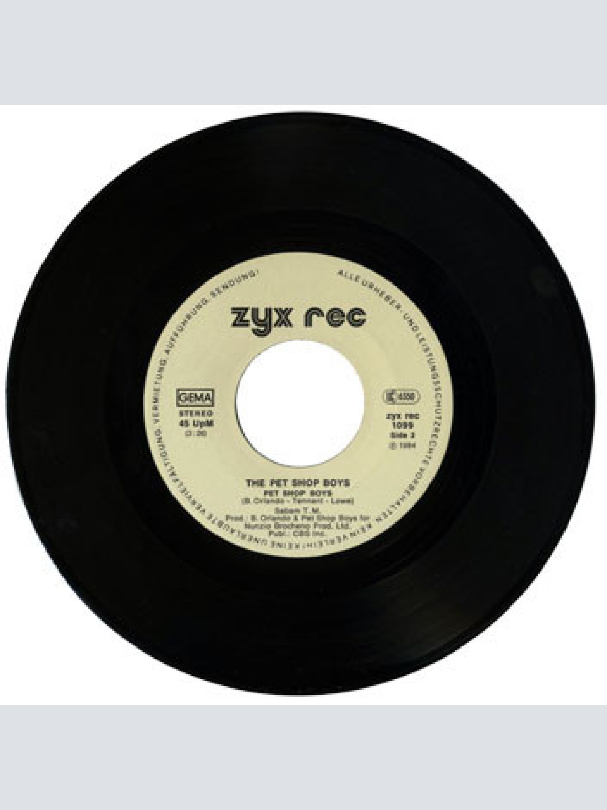 Vinyl / Pet Shop Boys - West End Girls