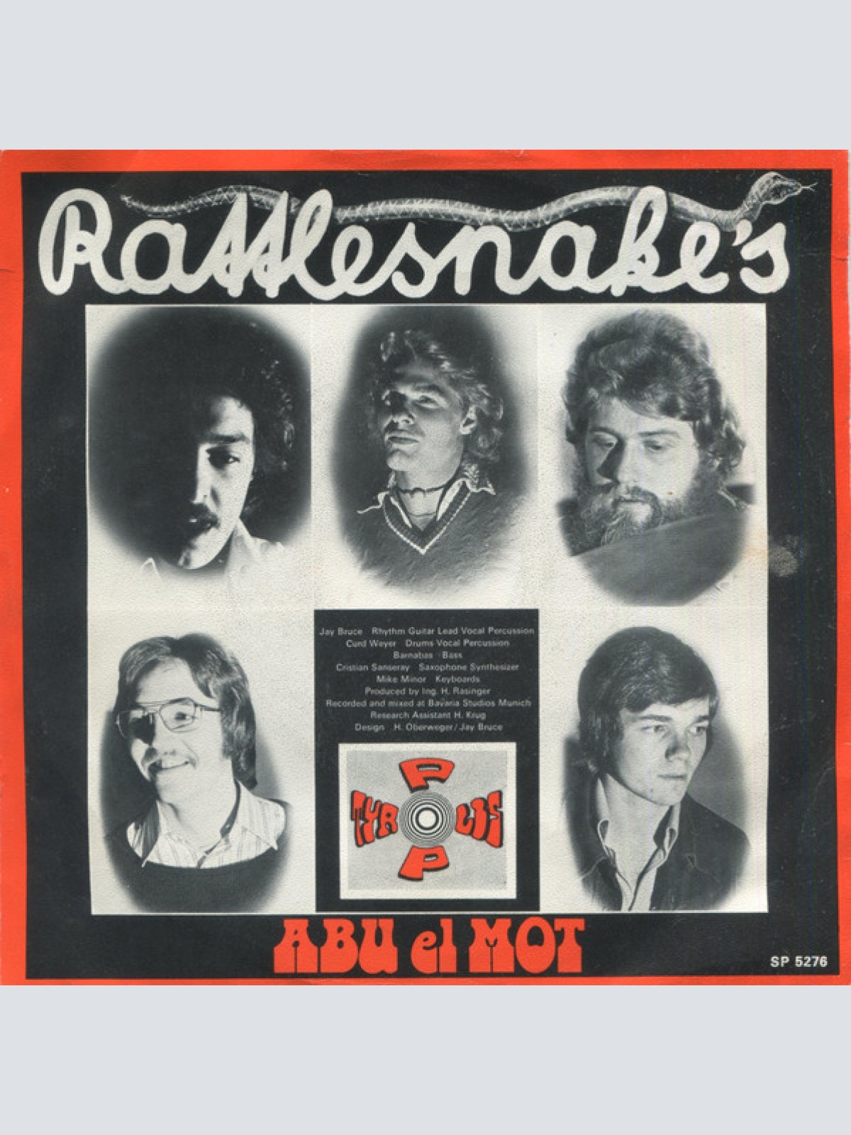 Vinyl / Abu El Mot - America / Rattlesnake's