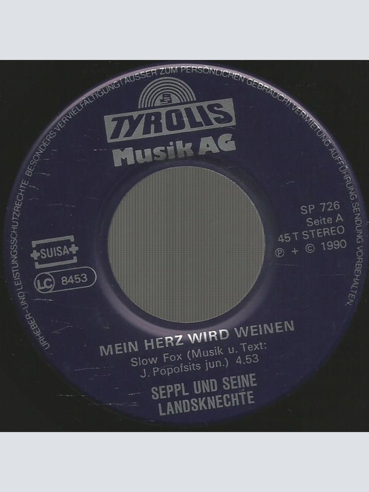 Vinyl / Seppl & Landsknechte* - Mein Herz Wird Weinen