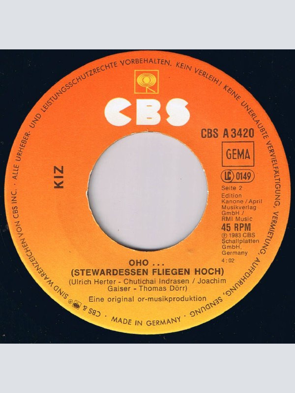 Vinyl / Kiz - Reisefieber