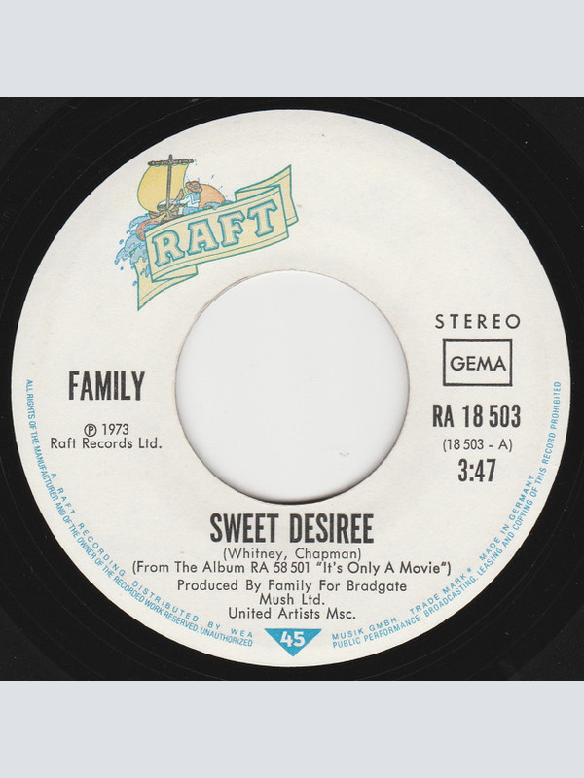 Vinyl / Family (6) - Sweet Desiree / Drink To You