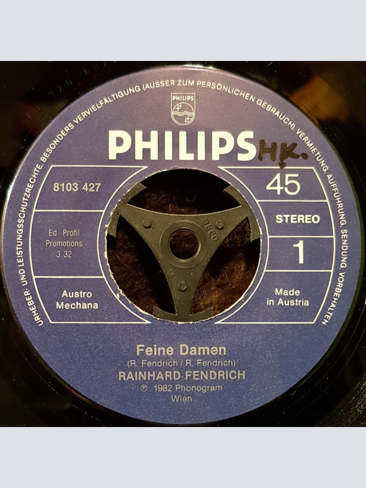 Vinyl / Rainhard Fendrich - Feine Damen