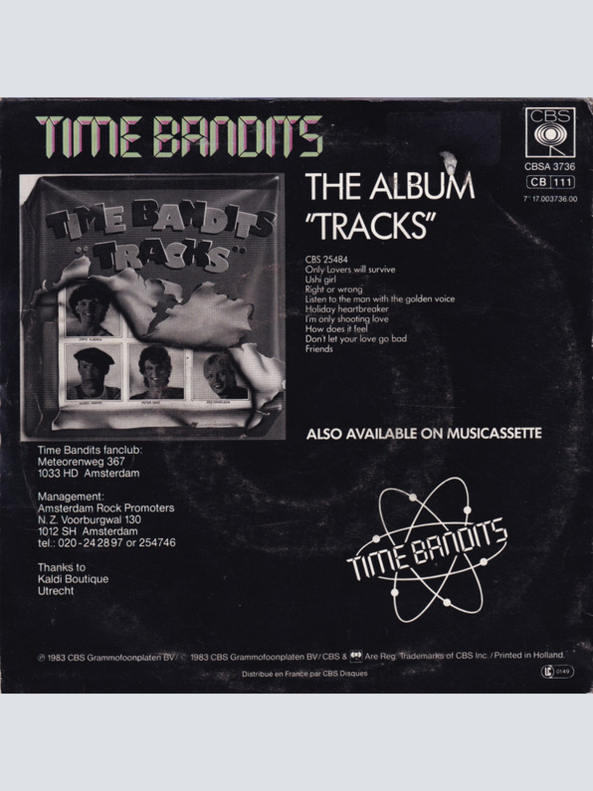 Vinyl / Time Bandits - I'm Only Shooting Love