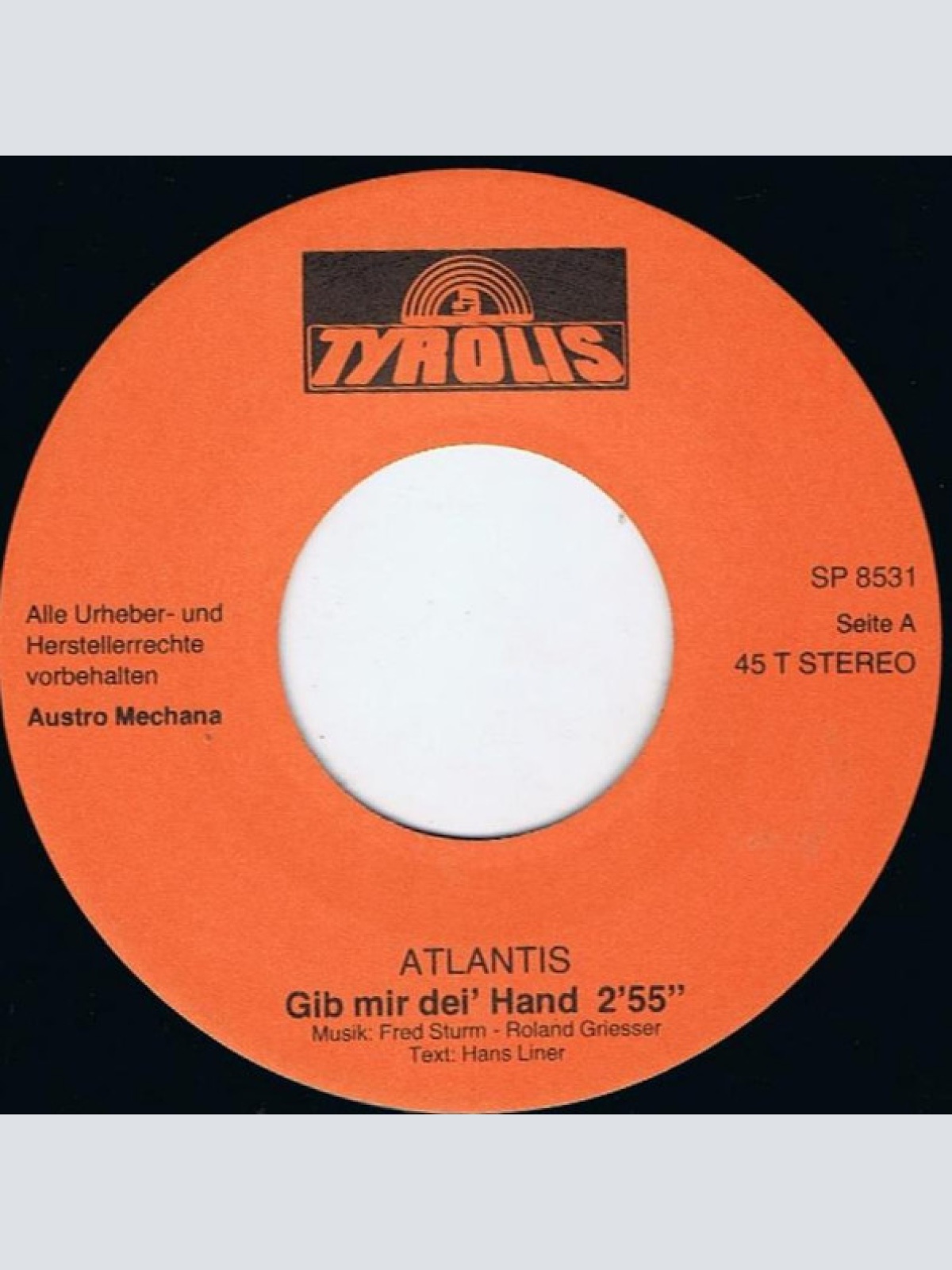 Vinyl / Atlantis (20) - Gib Mir Dei' Hand
