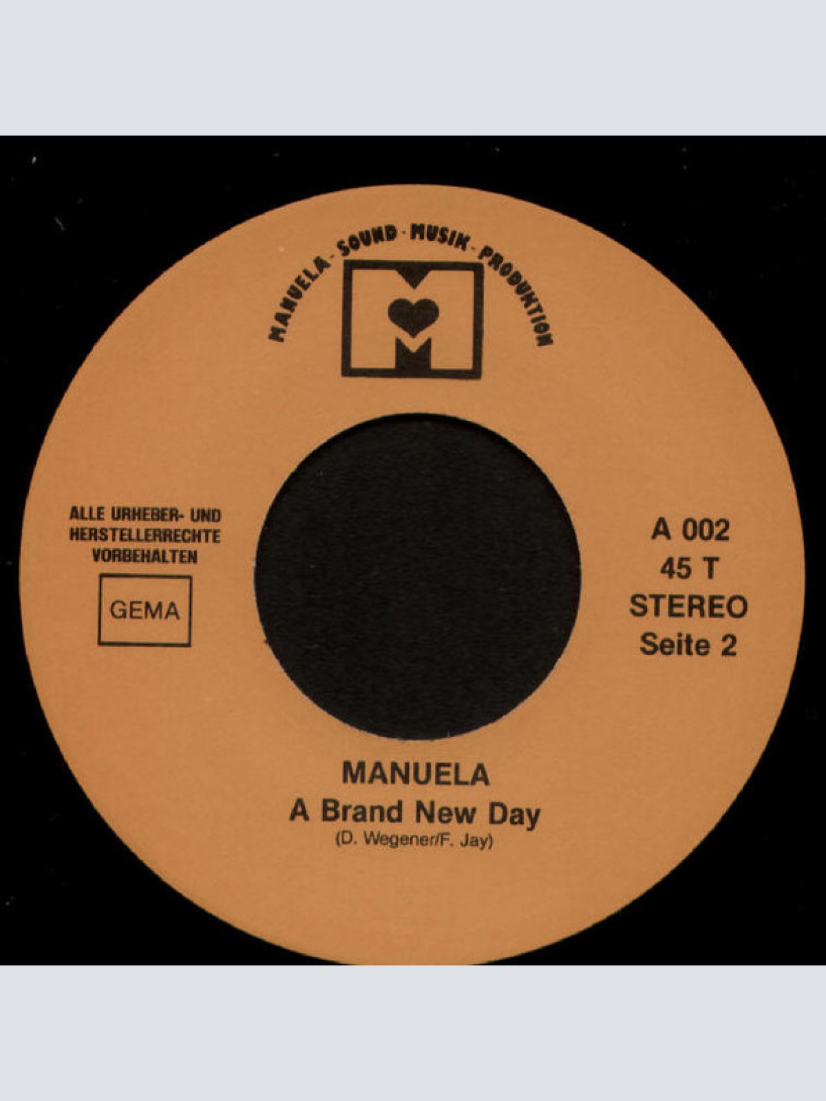 Vinyl / Manuela (5) - I Believe In The USA