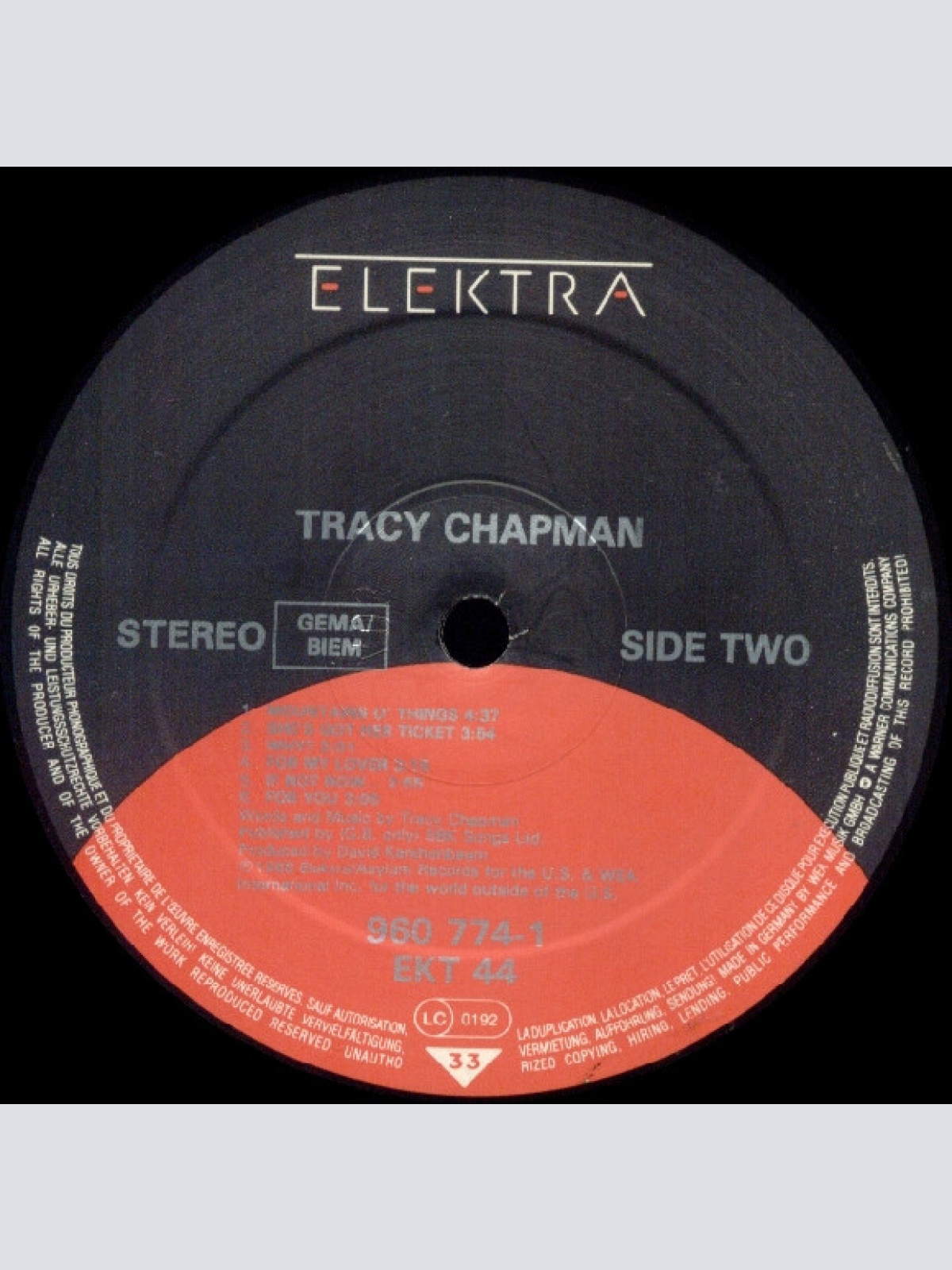 Vinyl / Tracy Chapman - Tracy Chapman