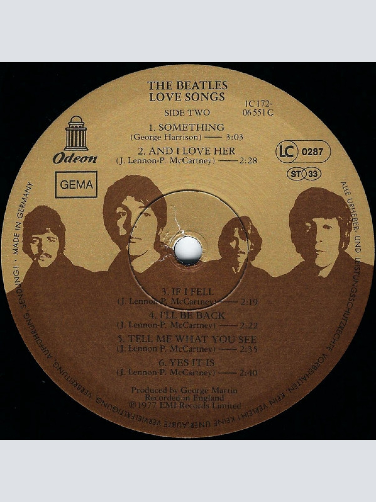 Vinyl / The Beatles - Love Songs