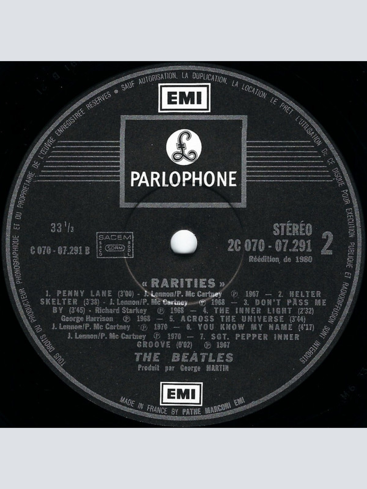 Vinyl / The Beatles - Rarities