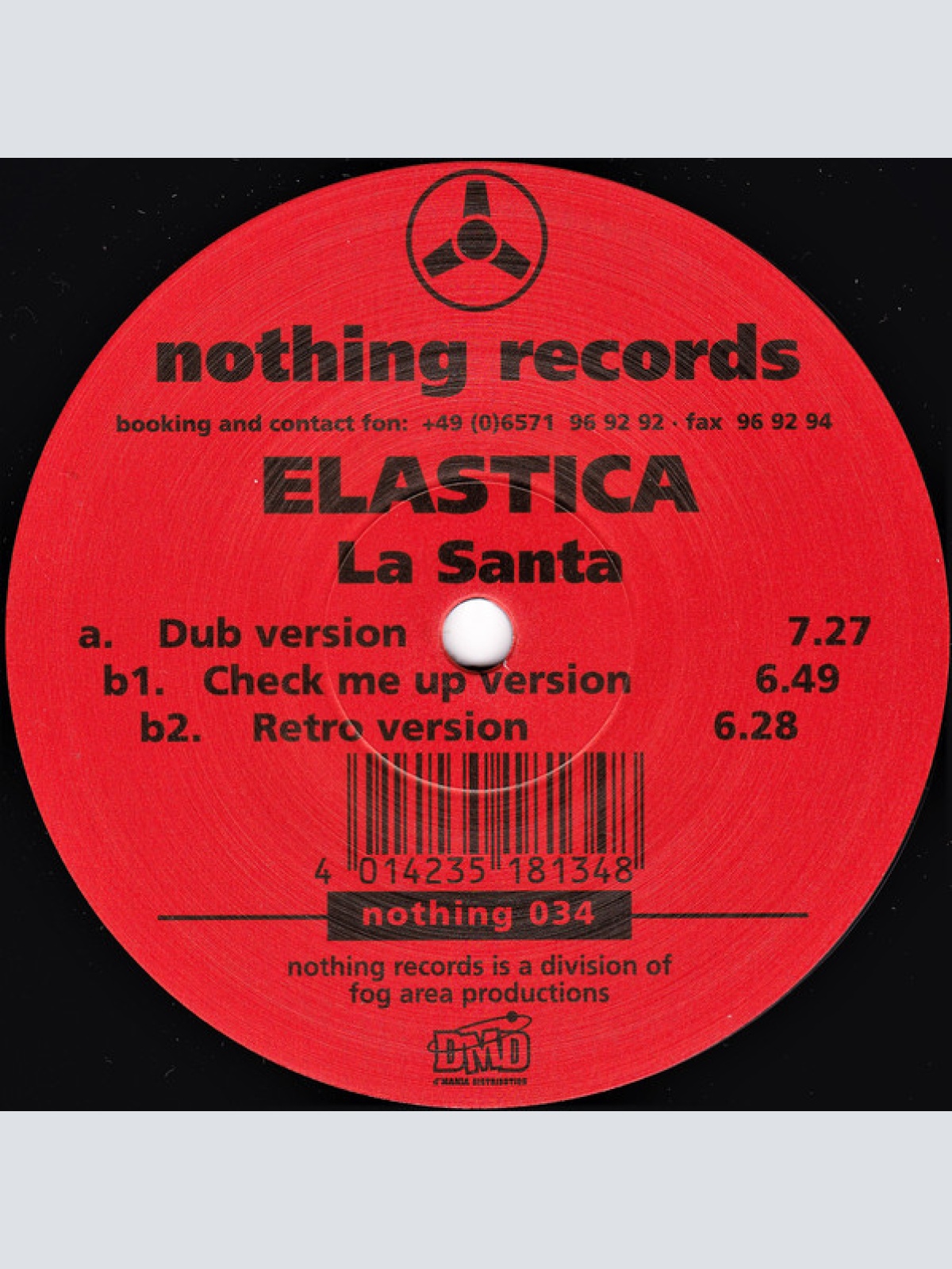 Vinyl / Elastica - La Santa