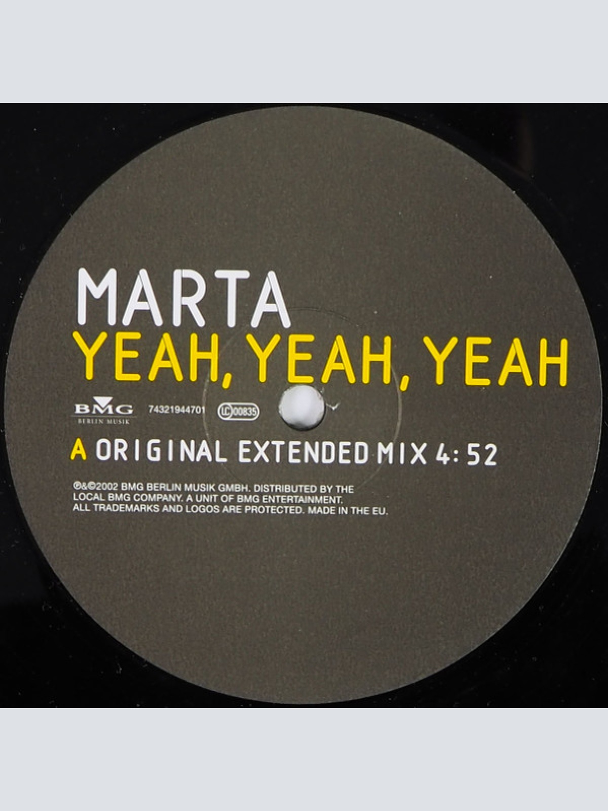 Vinyl / Marta (2) - Yeah, Yeah, Yeah