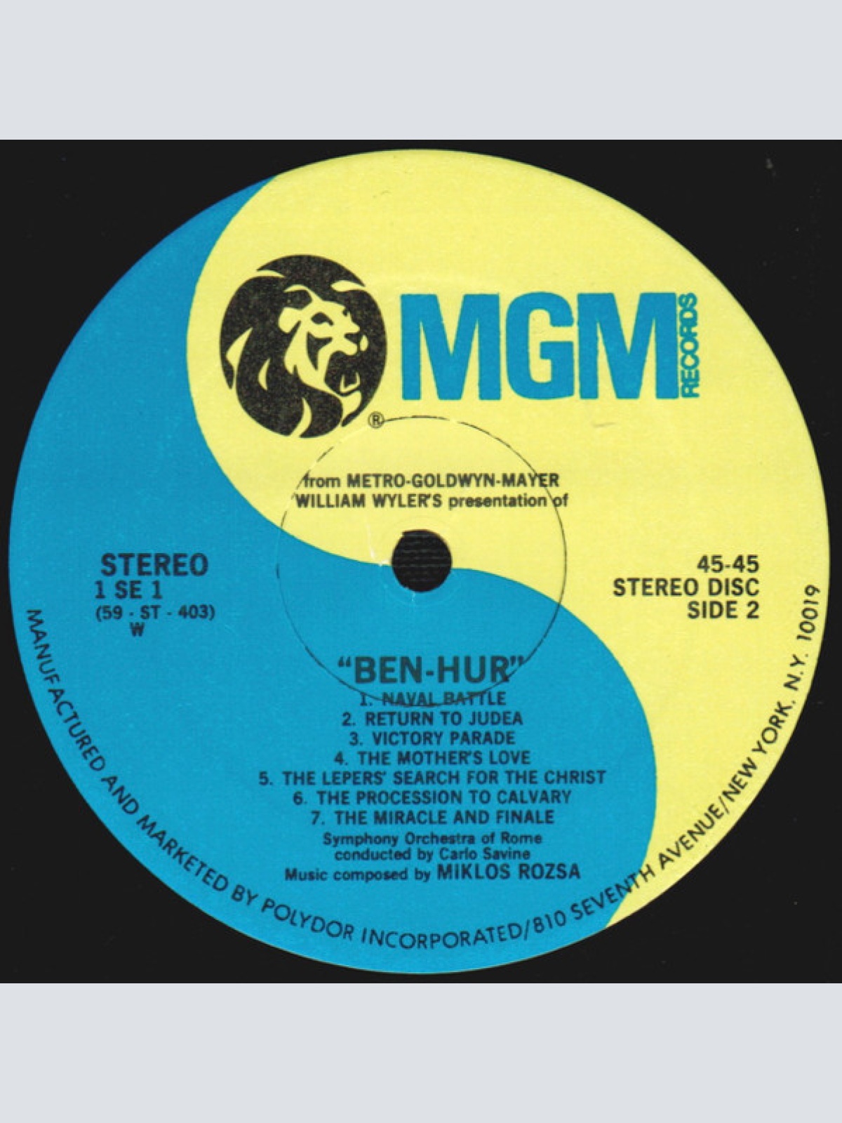 Vinyl / Miklos Rozsa* - Ben-Hur