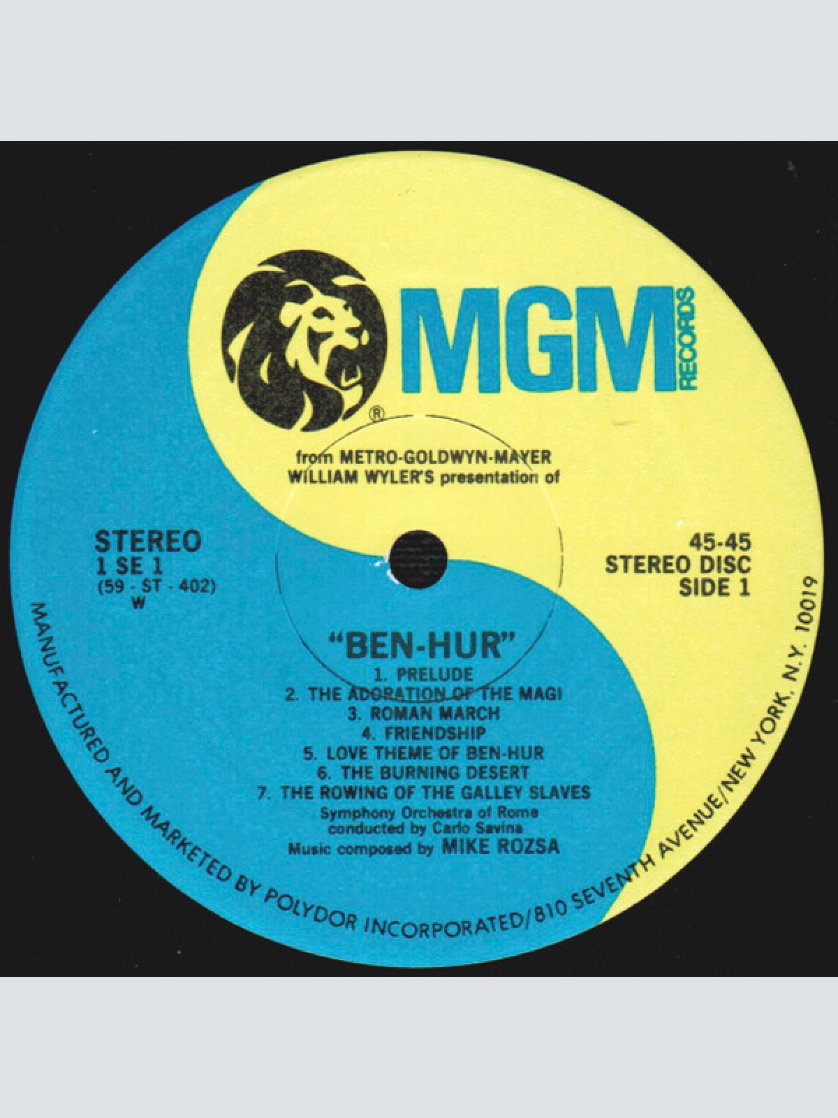 Vinyl / Miklos Rozsa* - Ben-Hur