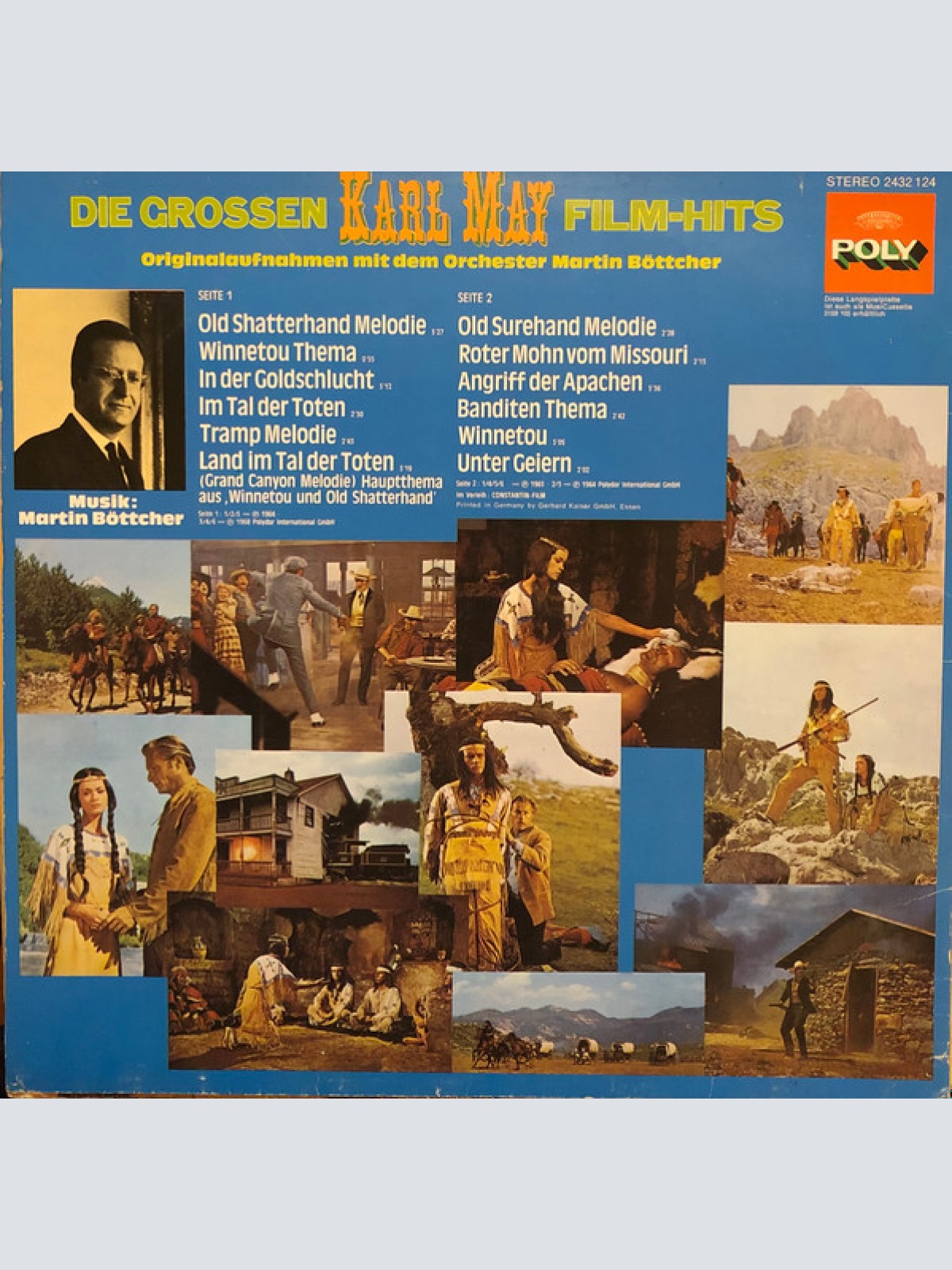 Vinyl / Martin Böttcher - Die Grossen Karl May Film-Hits