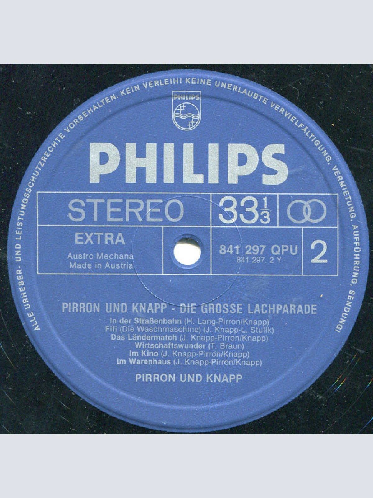 Vinyl / Pirron Und Knapp - Die Grosse Lachparade