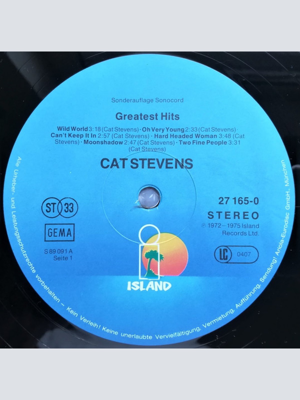 Vinyl / Cat Stevens - Greatest Hits