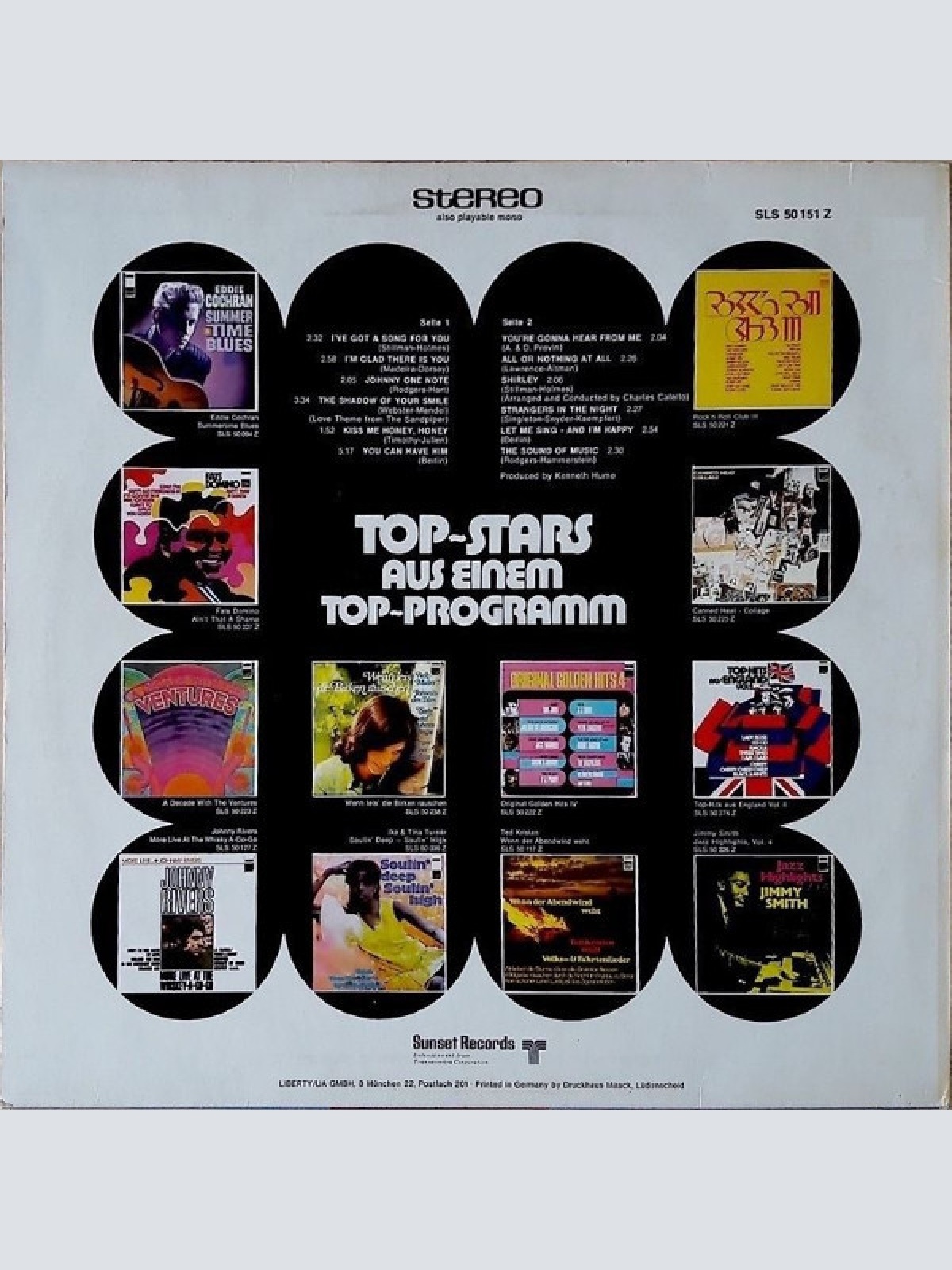 Vinyl / Shirley Bassey - I've Got A Song For You