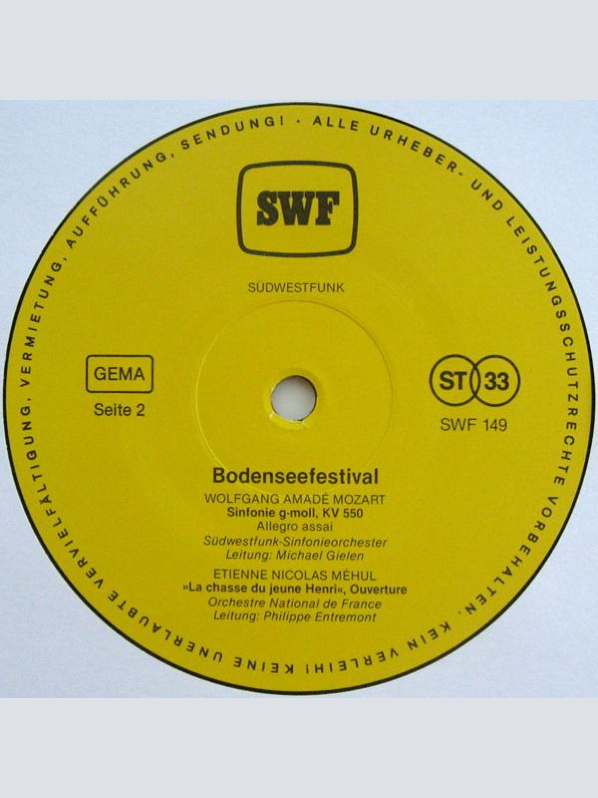Vinyl / Various - Bodensee-Festival 1989