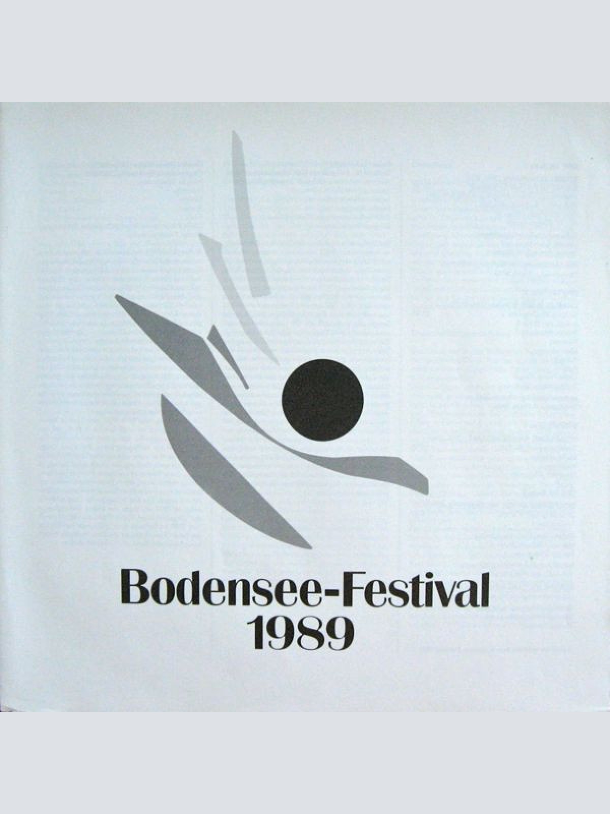 Vinyl / Various - Bodensee-Festival 1989