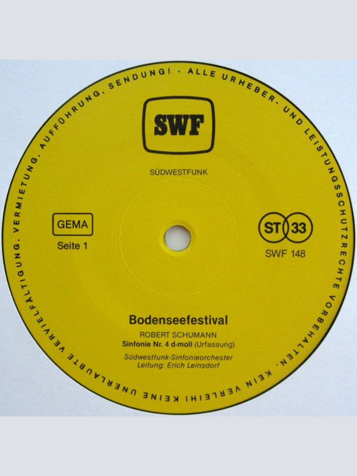 Vinyl / Various - Bodensee-Festival 1989