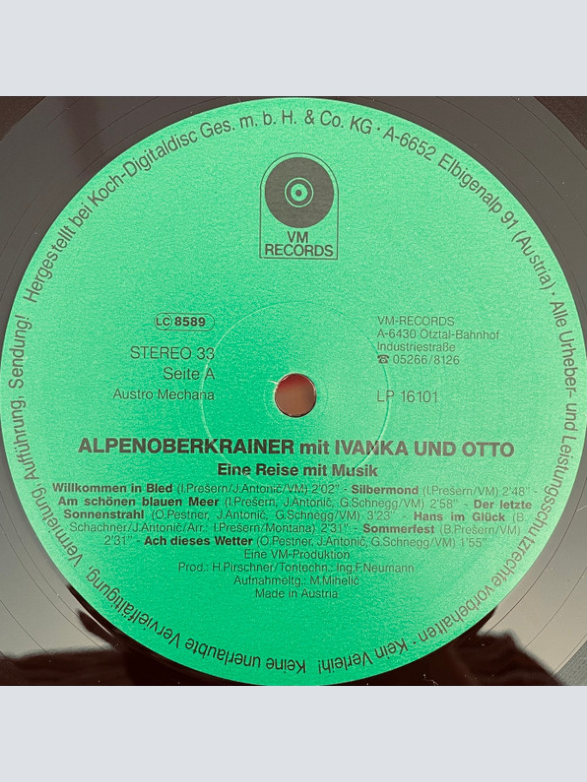 Vinyl / Alpenoberkrainer Mit Ivanka* Und Otto* - Eine Reise Mit Musik