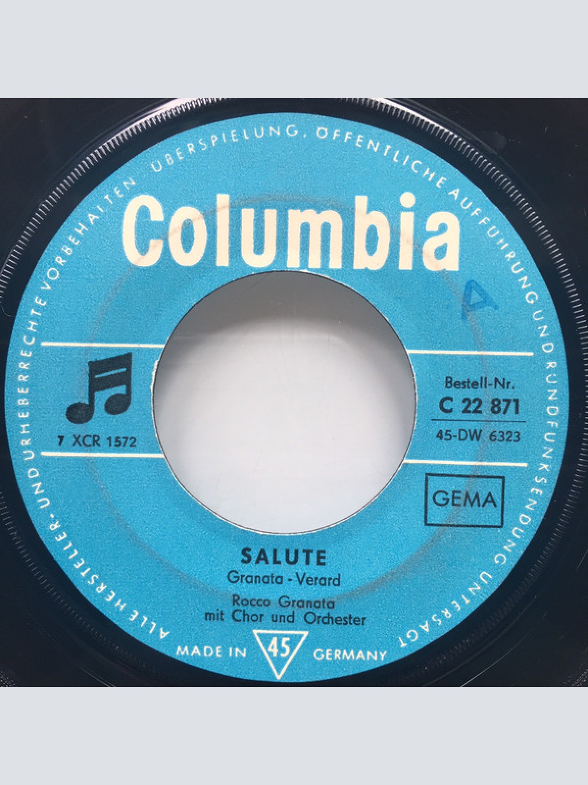 Vinyl / Rocco Granata - Salute / Wunderschön