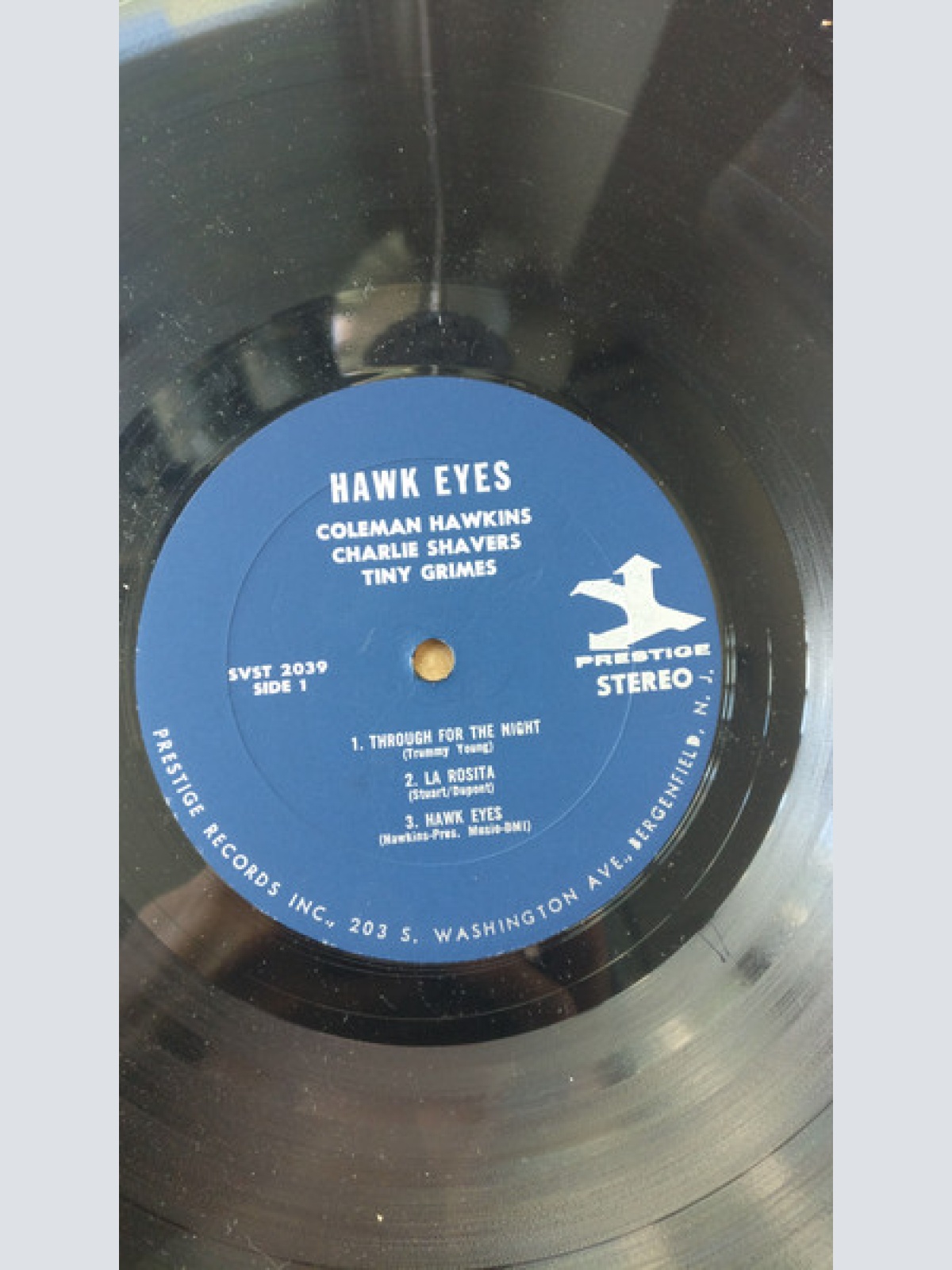 Vinyl / Coleman Hawkins With Ray Bryant & Charlie Shavers - Hawk Eyes