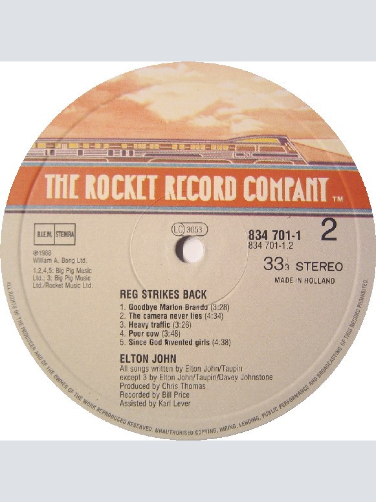 Vinyl / Elton John - Reg Strikes Back