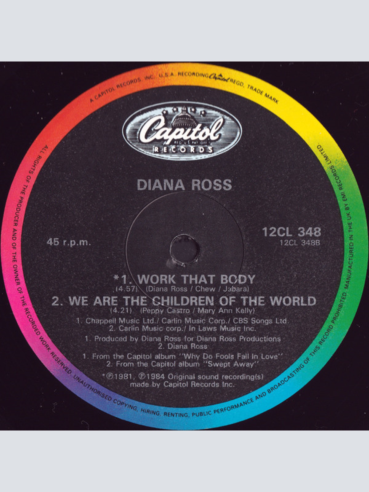 Vinyl / Diana Ross - Missing You