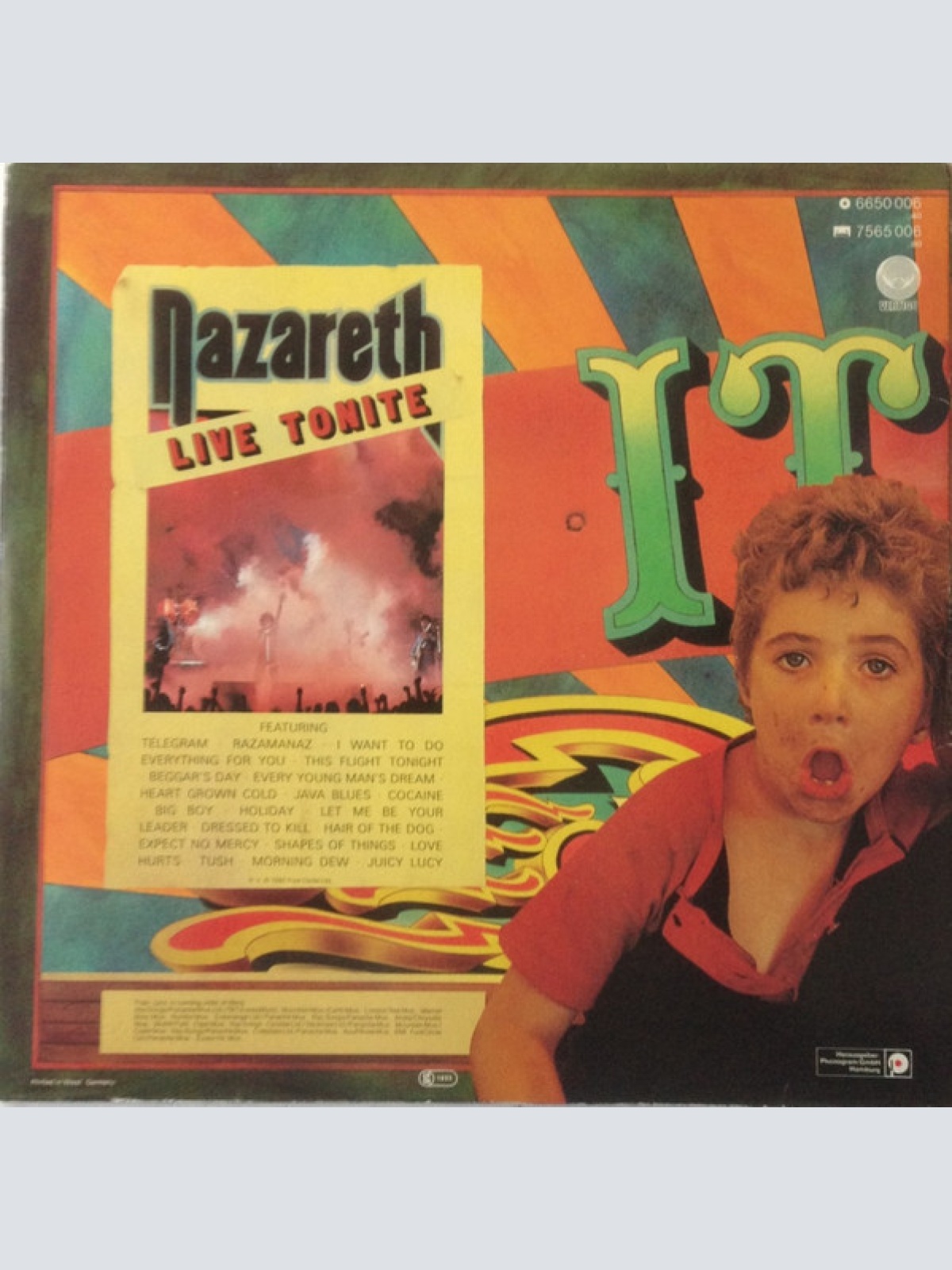 Vinyl / Nazareth (2) - 'Snaz
