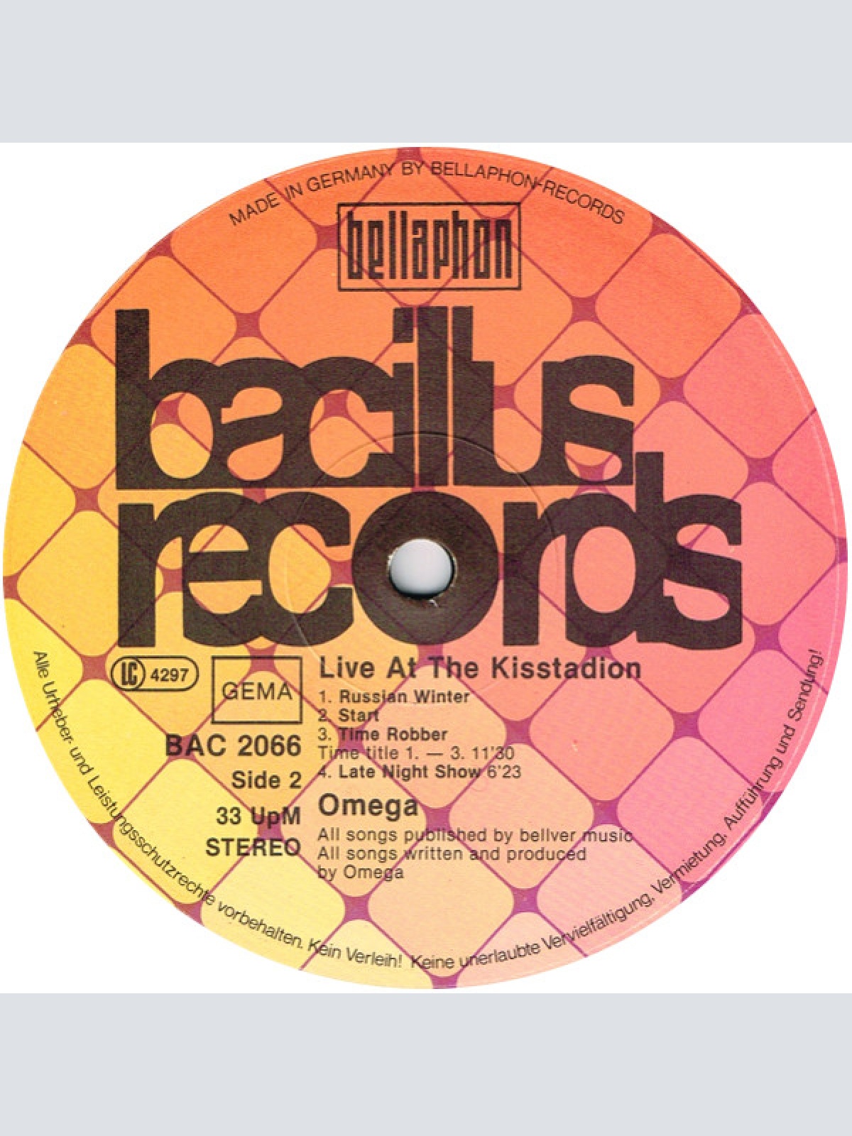 Vinyl / Omega (5) - Live At The Kisstadion